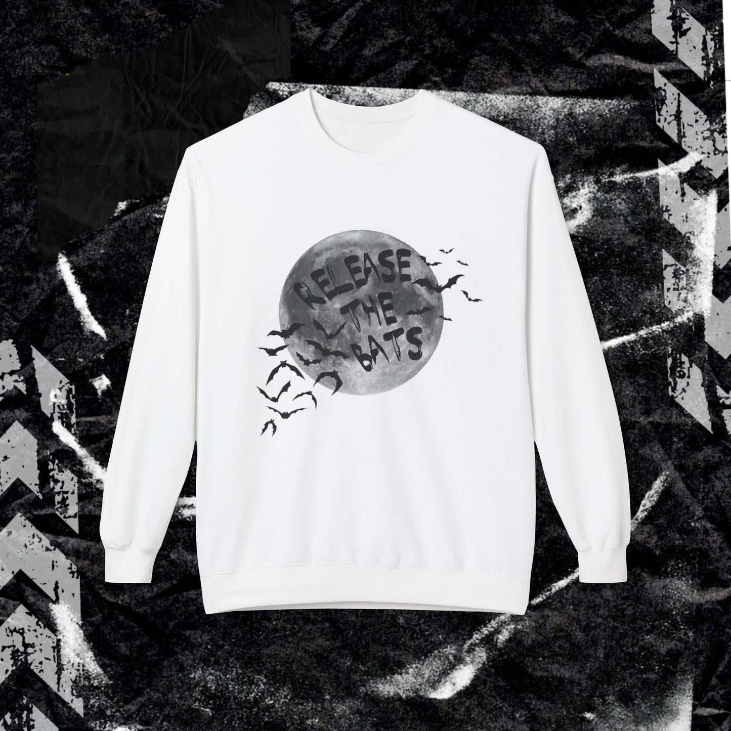 RELEASE THE BATS - Unisex Midweight Softstyle Fleece Crewneck Sweatshirt