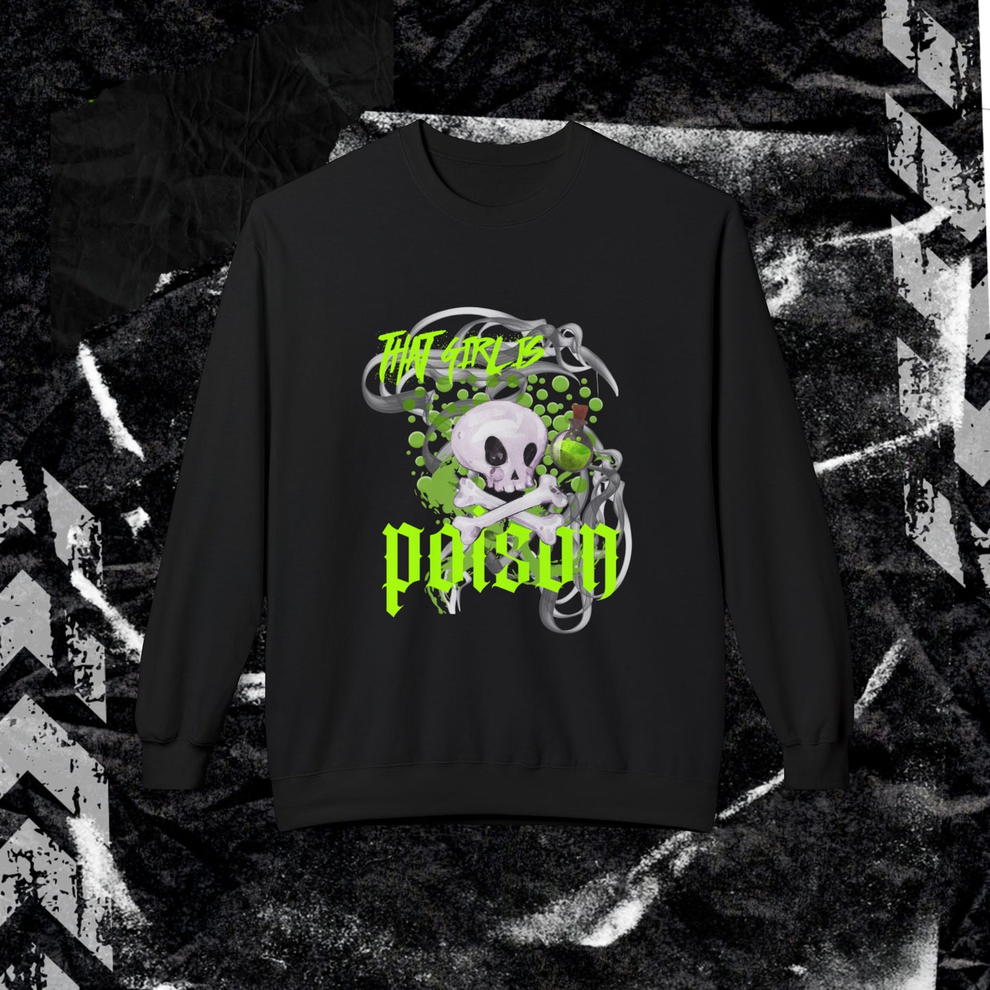 THAT GIRL IS POISON - Unisex Midweight Softstyle Fleece Crewneck Sweatshirt