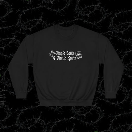 JINGLE BELLS & JINGLE KNOTS - Unisex DryBlend® Crewneck Sweatshirt