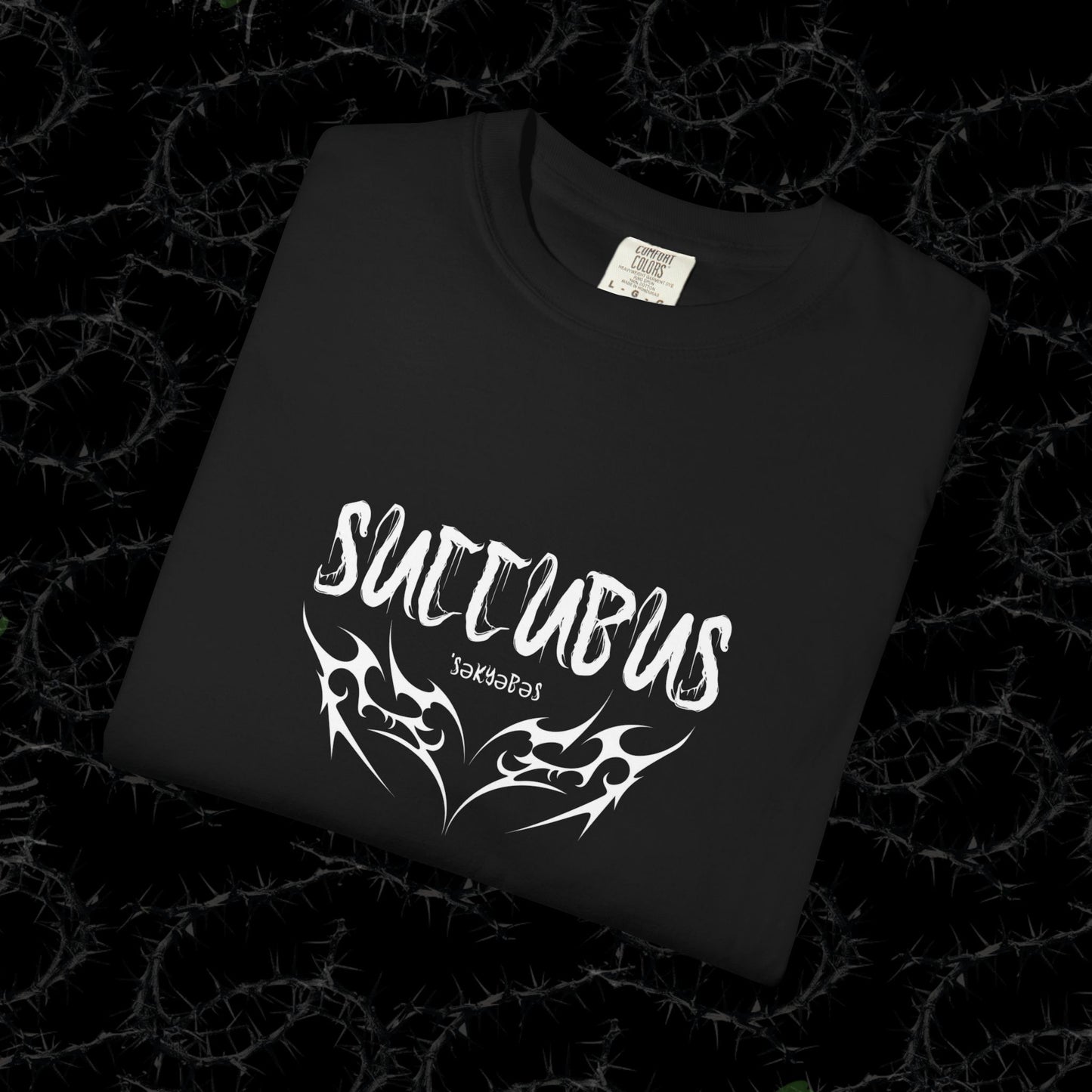 Succubus - Unisex Garment-Dyed T-shirt.