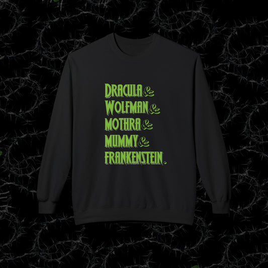 CLASSIC MONSTERS - Unisex Midweight Softstyle Fleece Crewneck Sweatshirt