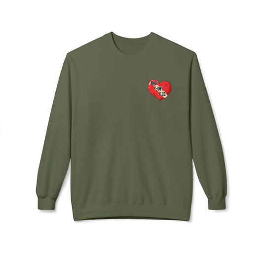 Anti V-Day Club - Unisex Midweight Softstyle Fleece Crewneck Sweatshirt