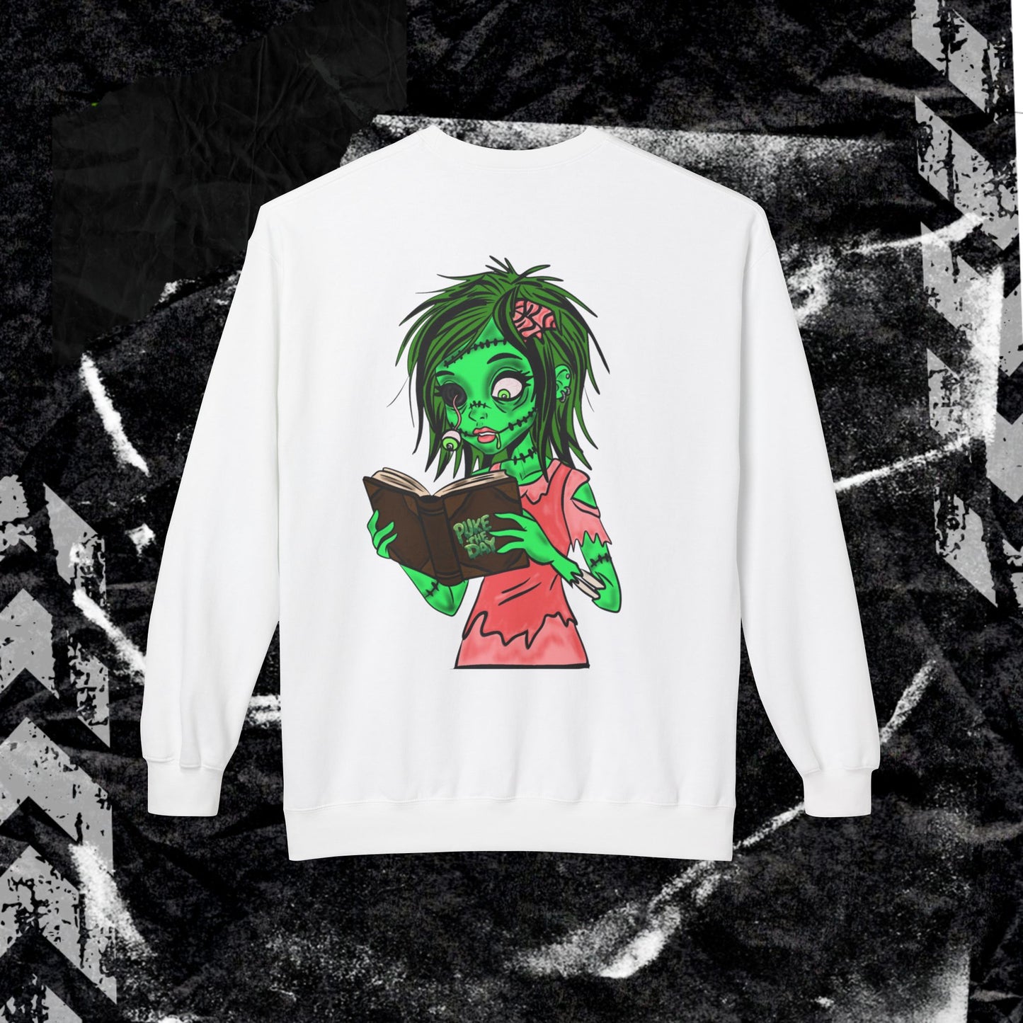 Living Dead Girl - Unisex Midweight Softstyle Fleece Crewneck Sweatshirt