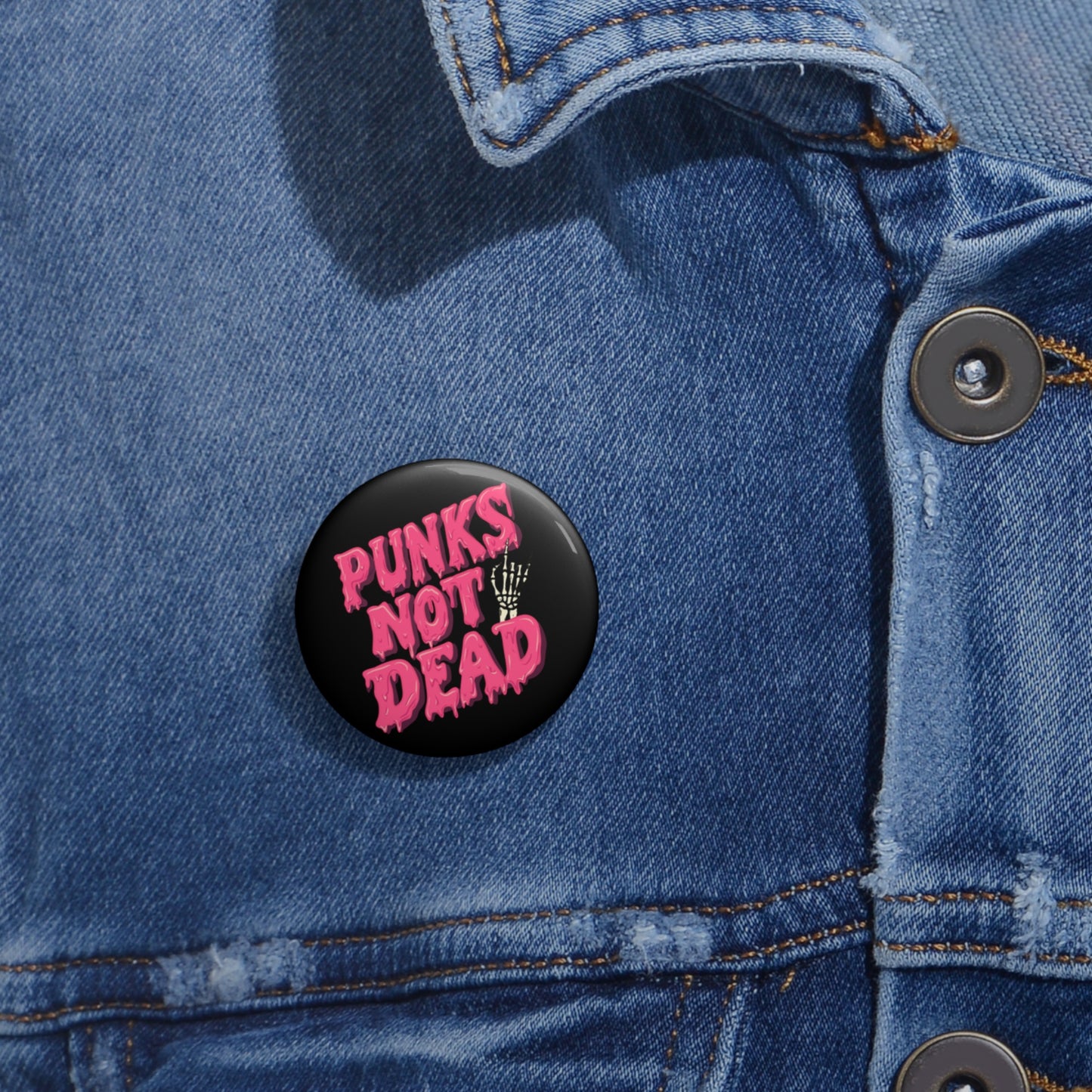 Punks Not Dead - Pin Button