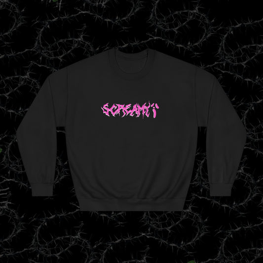 SCREAMY - PTD READERS SOCIETY- Unisex DryBlend® Crewneck Sweatshirt