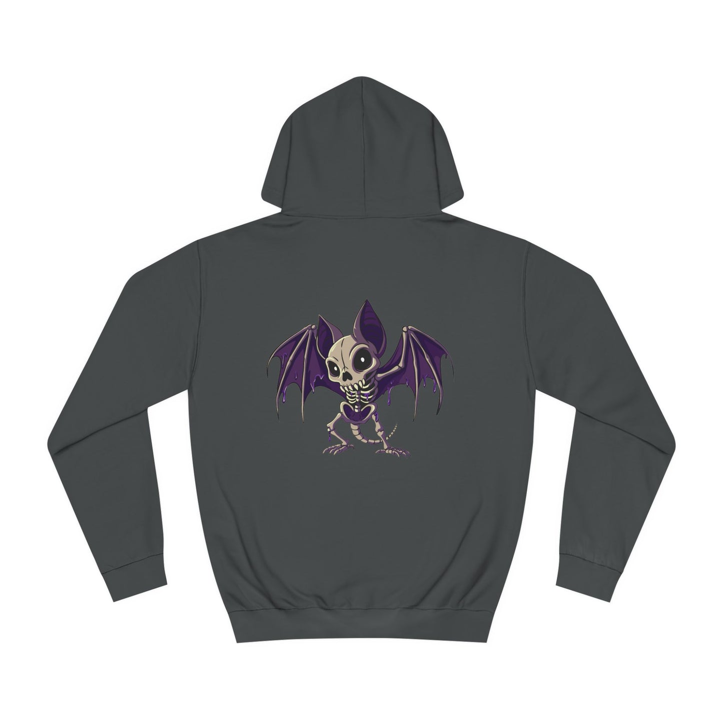 Purple People Eater Batty  - Unisex College Hoodie