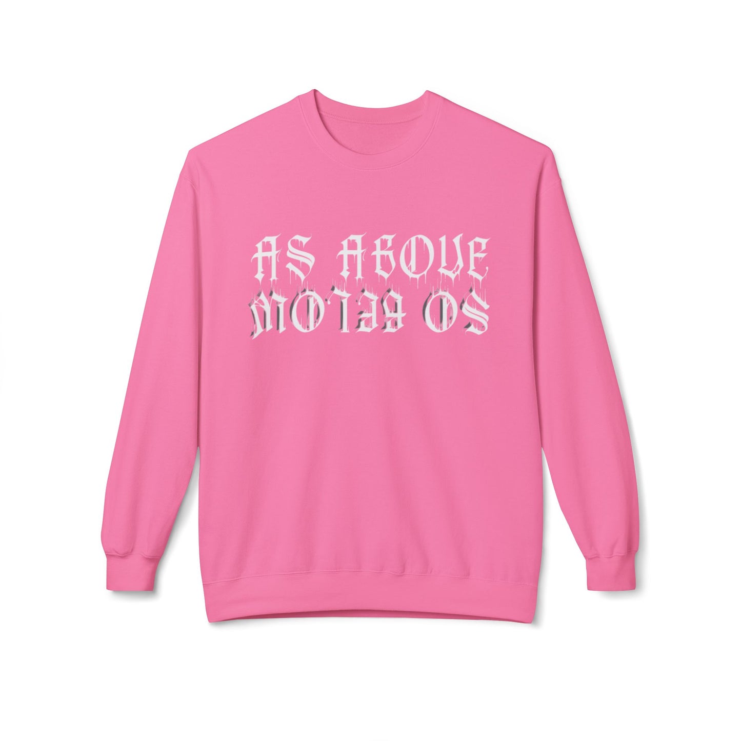 As Above So Below - Unisex Midweight Softstyle Fleece Crewneck Sweatshirt