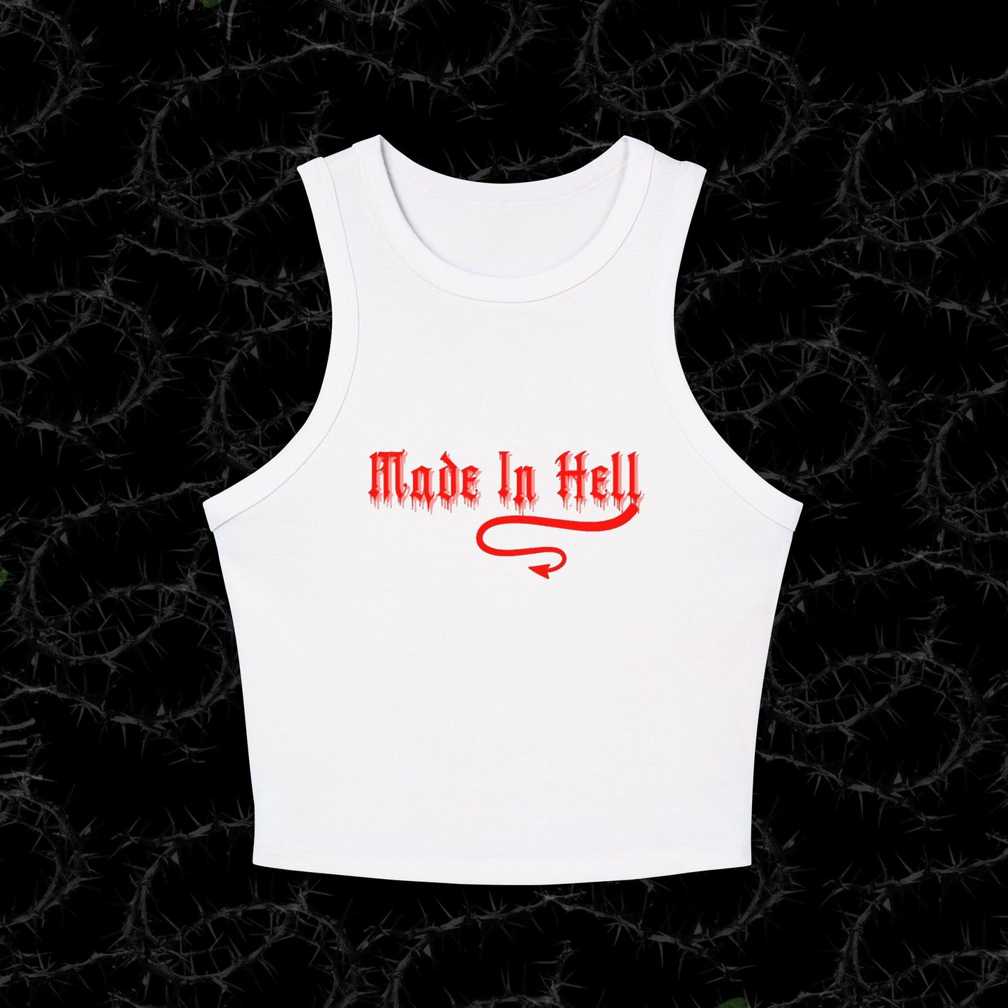 Made In Hell - Women's Micro Rib Racer Tank Top