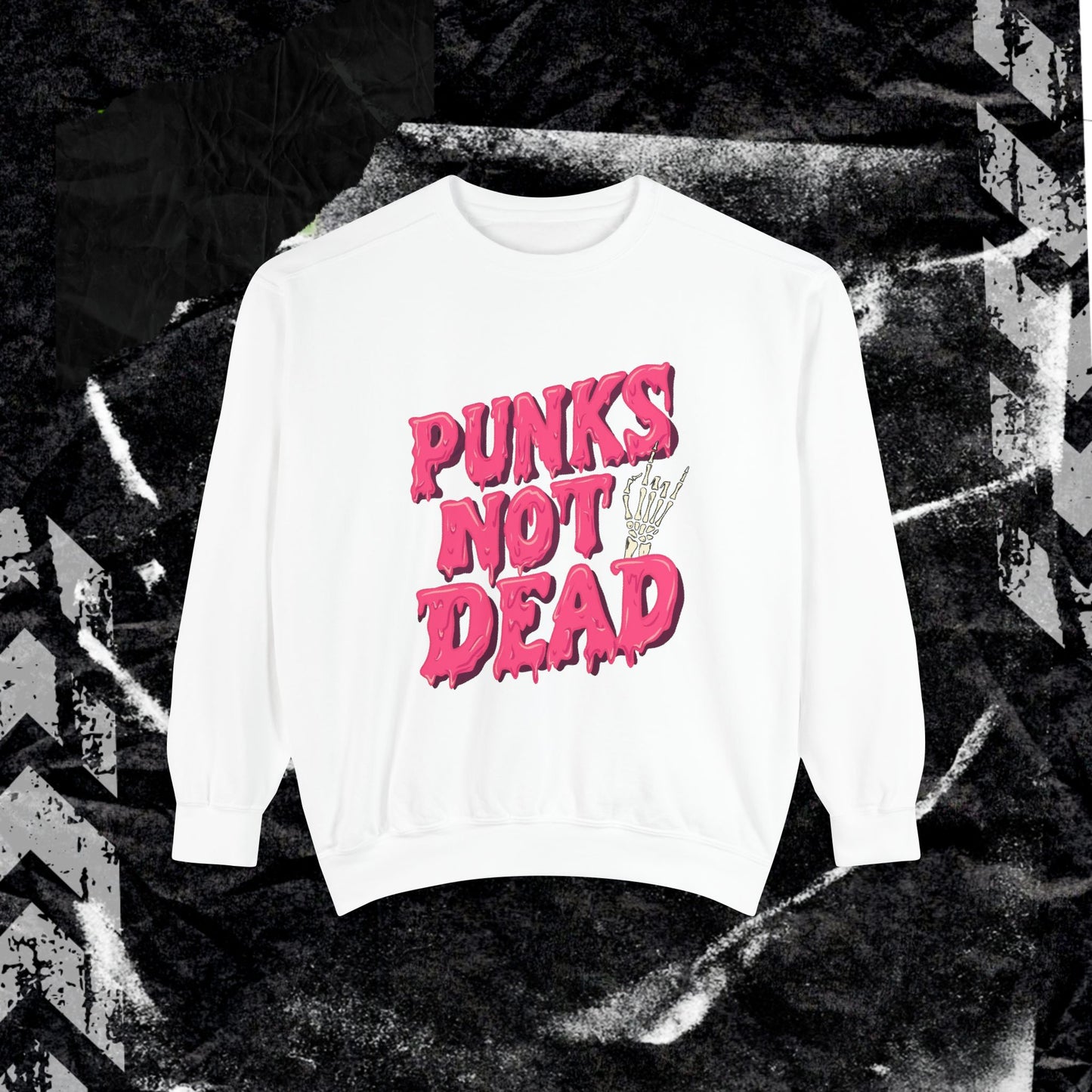 Punks Not Dead - Dyed Sweatshirt