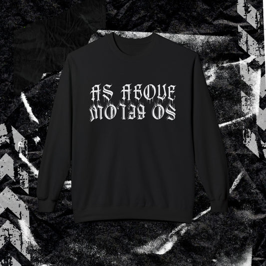 As Above So Below - Unisex Midweight Softstyle Fleece Crewneck Sweatshirt