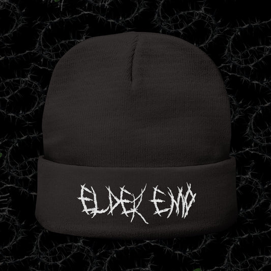 Elder Emo - Knit Beanie (Embroidery)