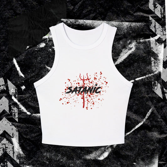 SATANIC - Women's Micro Rib Racer Tank Top