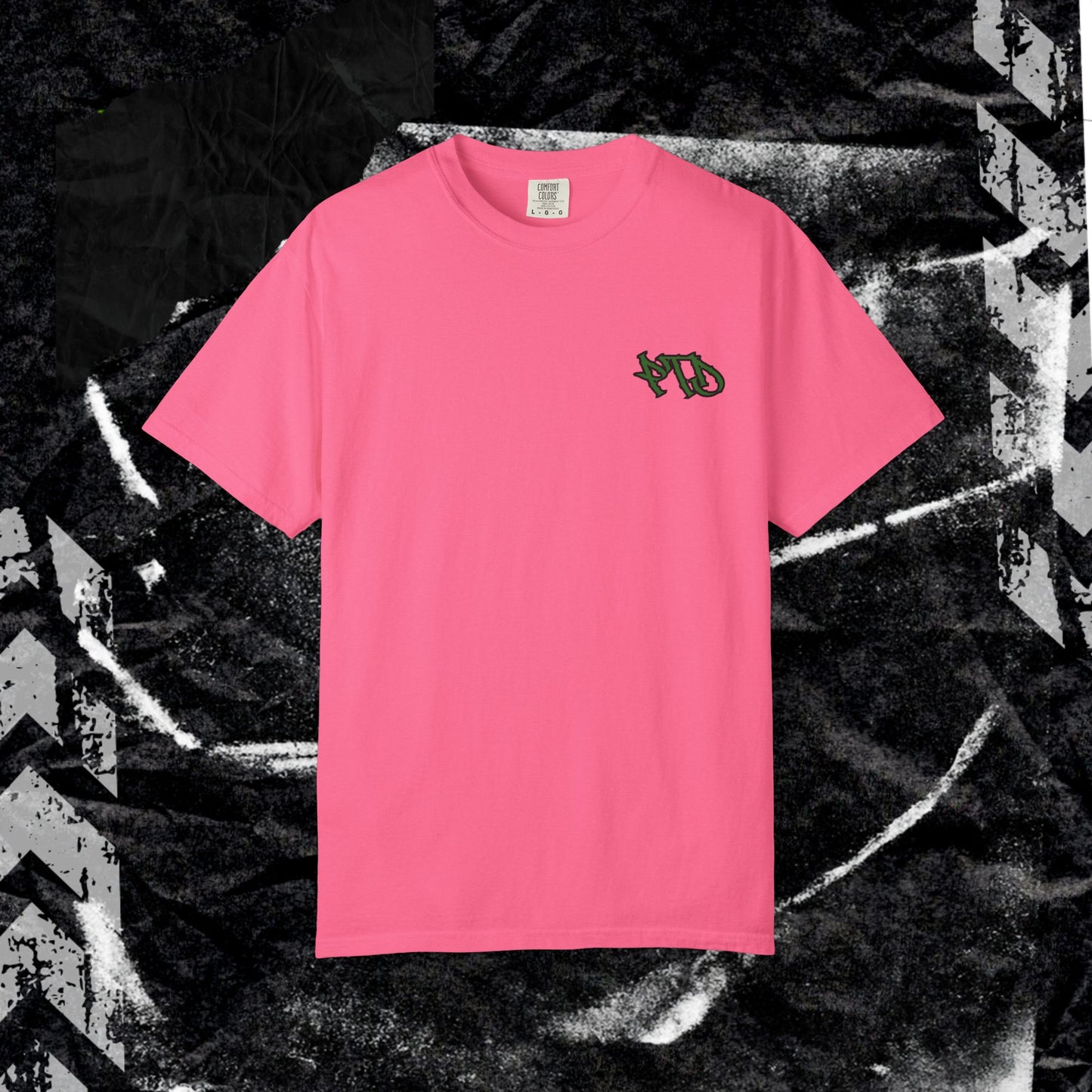 Stay Weird. (BACK PRINT) - Unisex Garment-Dyed T-shirt.