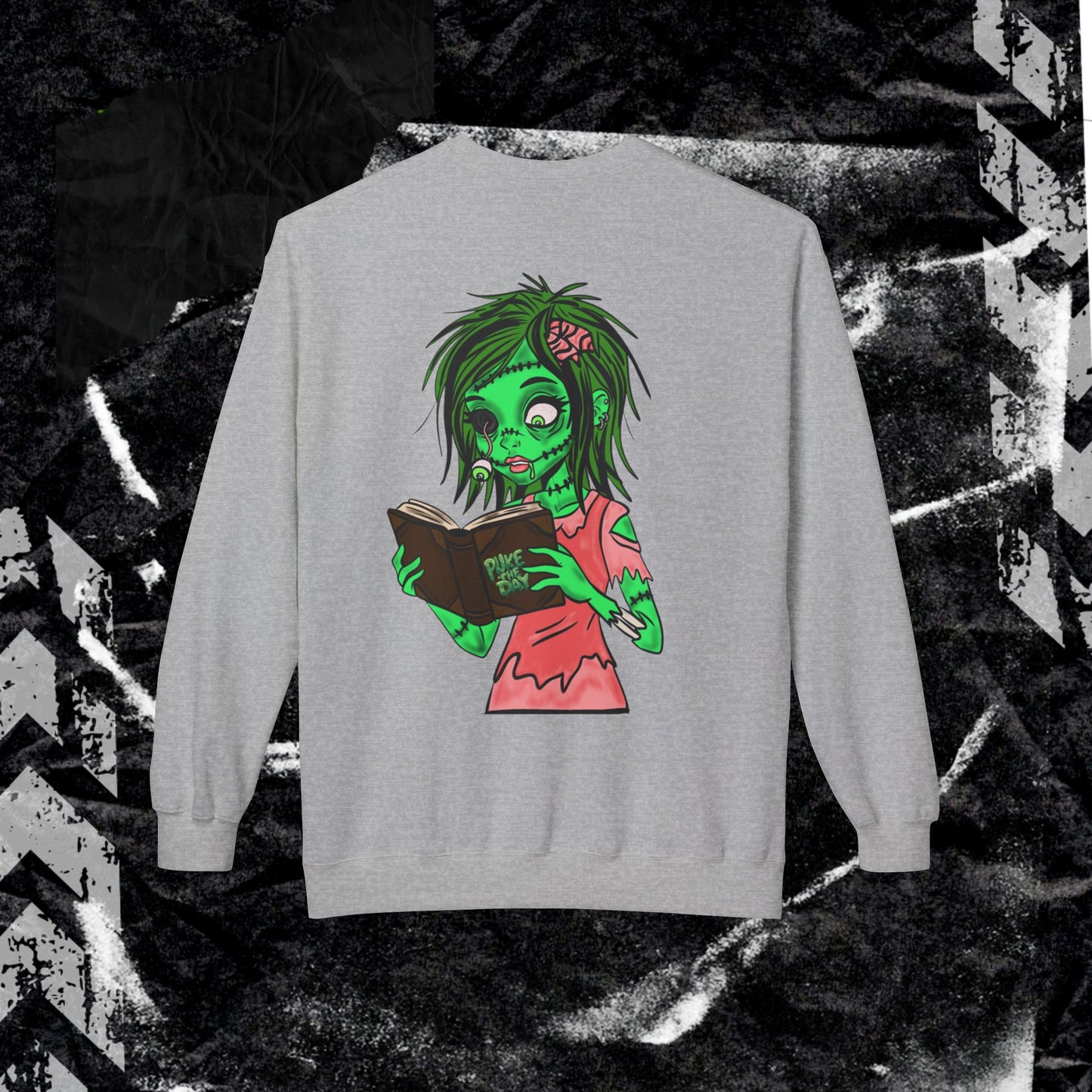 Living Dead Girl - Unisex Midweight Softstyle Fleece Crewneck Sweatshirt