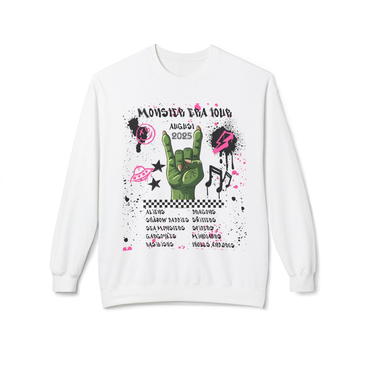 MONSTER ERA TOUR - Unisex Midweight Softstyle Fleece Crewneck Sweatshirt