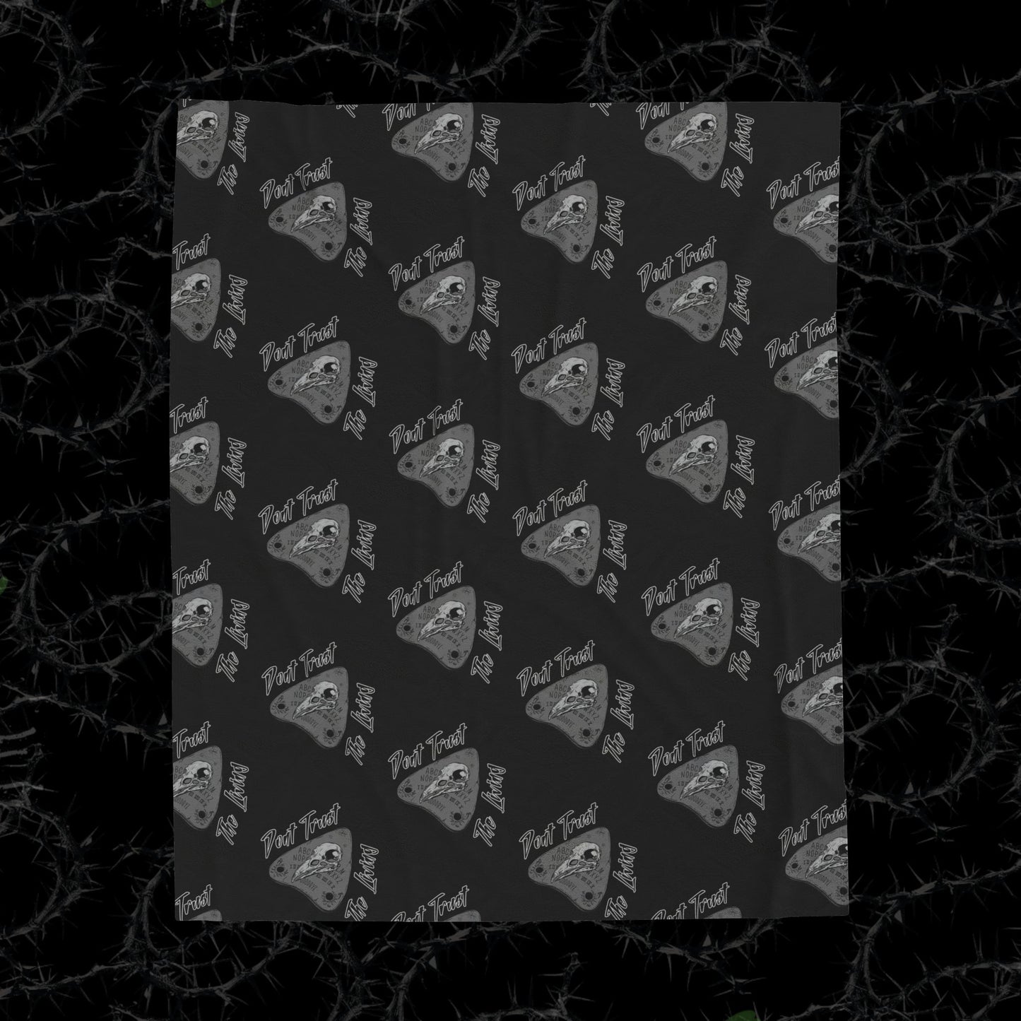 Dont Trust The Living - Velveteen Plush Blanket