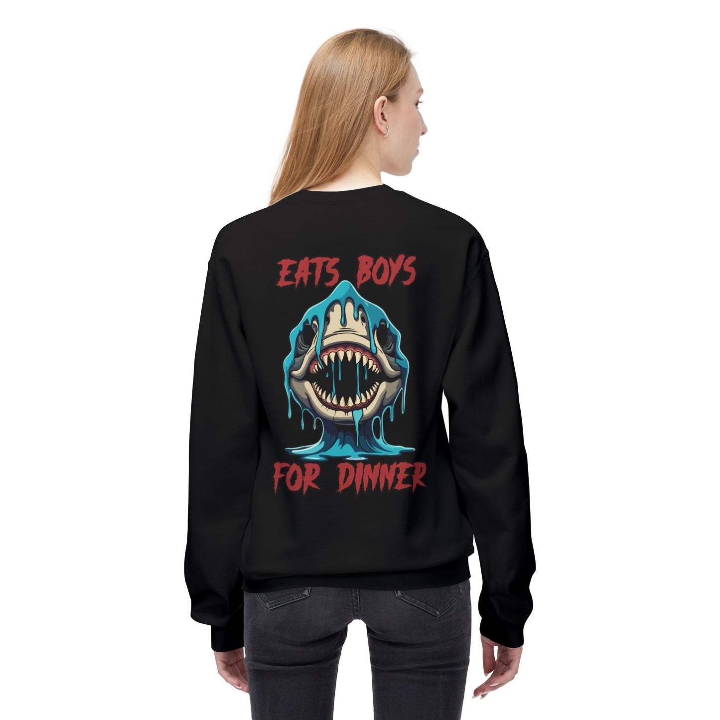 Eats Boys For Dinner - Unisex Midweight Softstyle Fleece Crewneck Sweatshirt