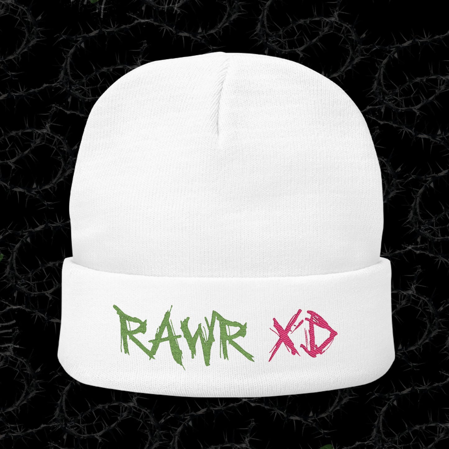 RAWR XD - Knit Beanie (Embroidery)