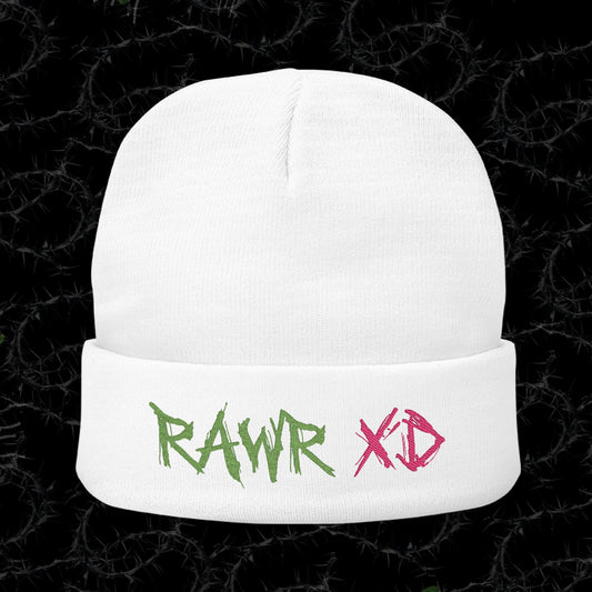RAWR XD - Knit Beanie (Embroidery)