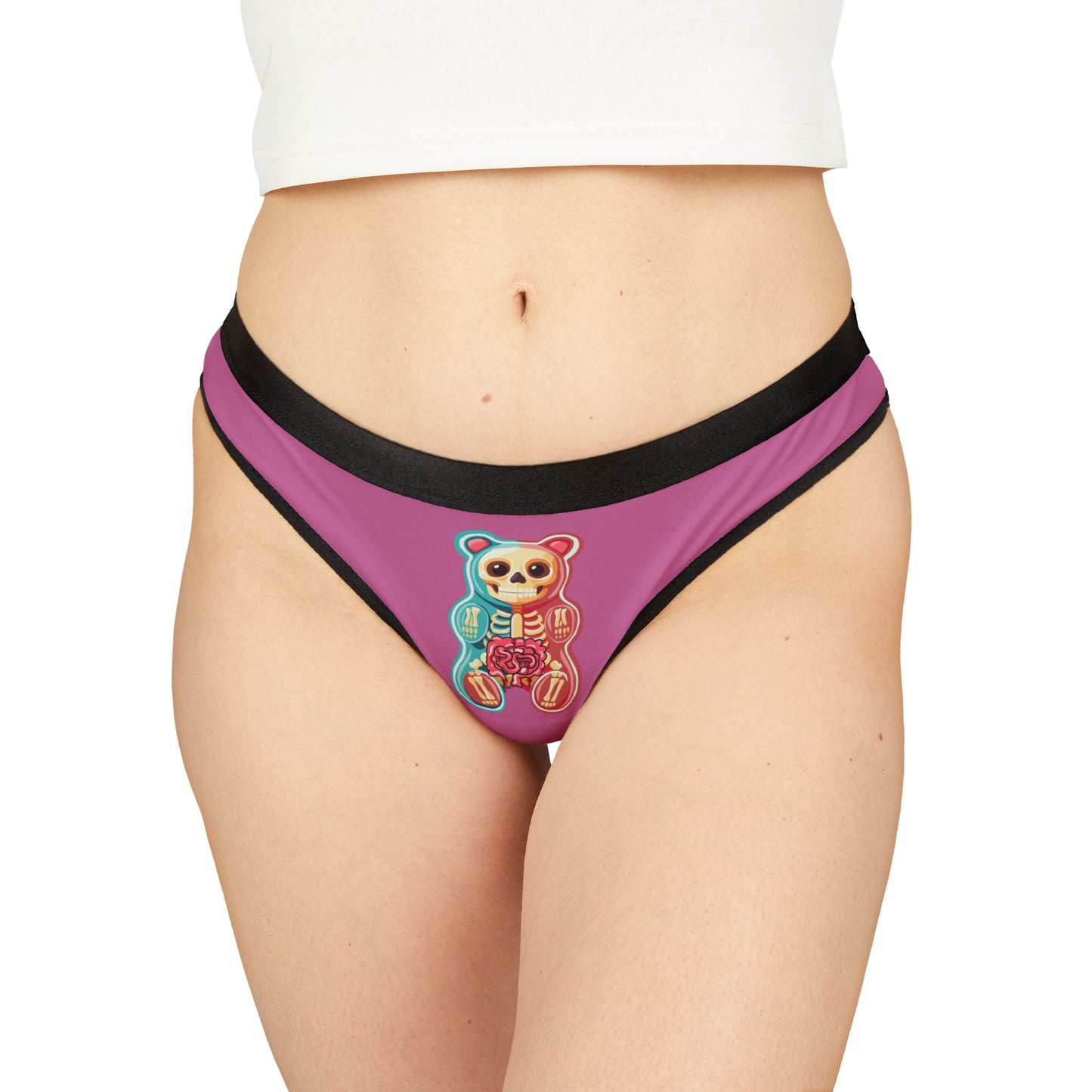 Eat My Guts Gummy  - Women's Thongs (AOP)