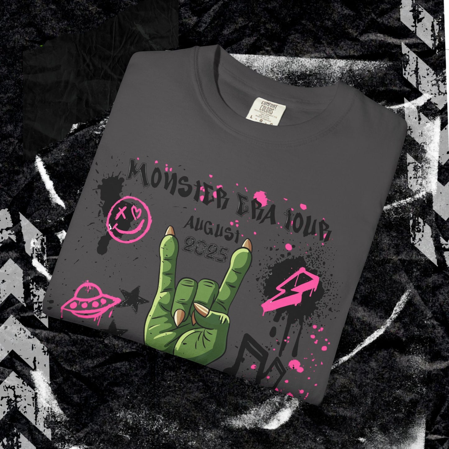 Monster Era Tour - Unisex Garment-Dyed T-shirt.