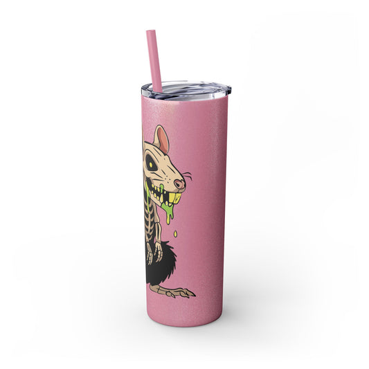 Garbage Rat - Skinny Tumbler with Straw, 20oz