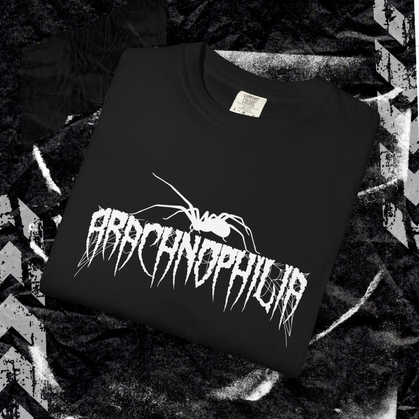 Arachnophilia - Unisex Garment-Dyed T-shirt.