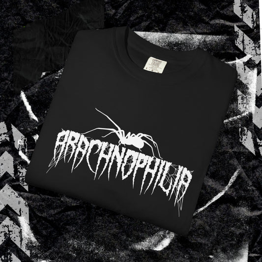 Arachnophilia - Unisex Garment-Dyed T-shirt.