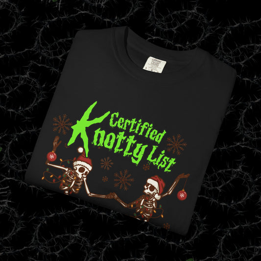 CERTIFIED KNOTTY LIST - Unisex Garment-Dyed T-shirt