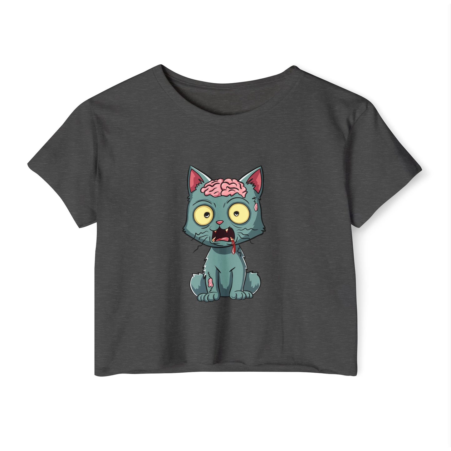 Zombie Cat- Festival Crop Top