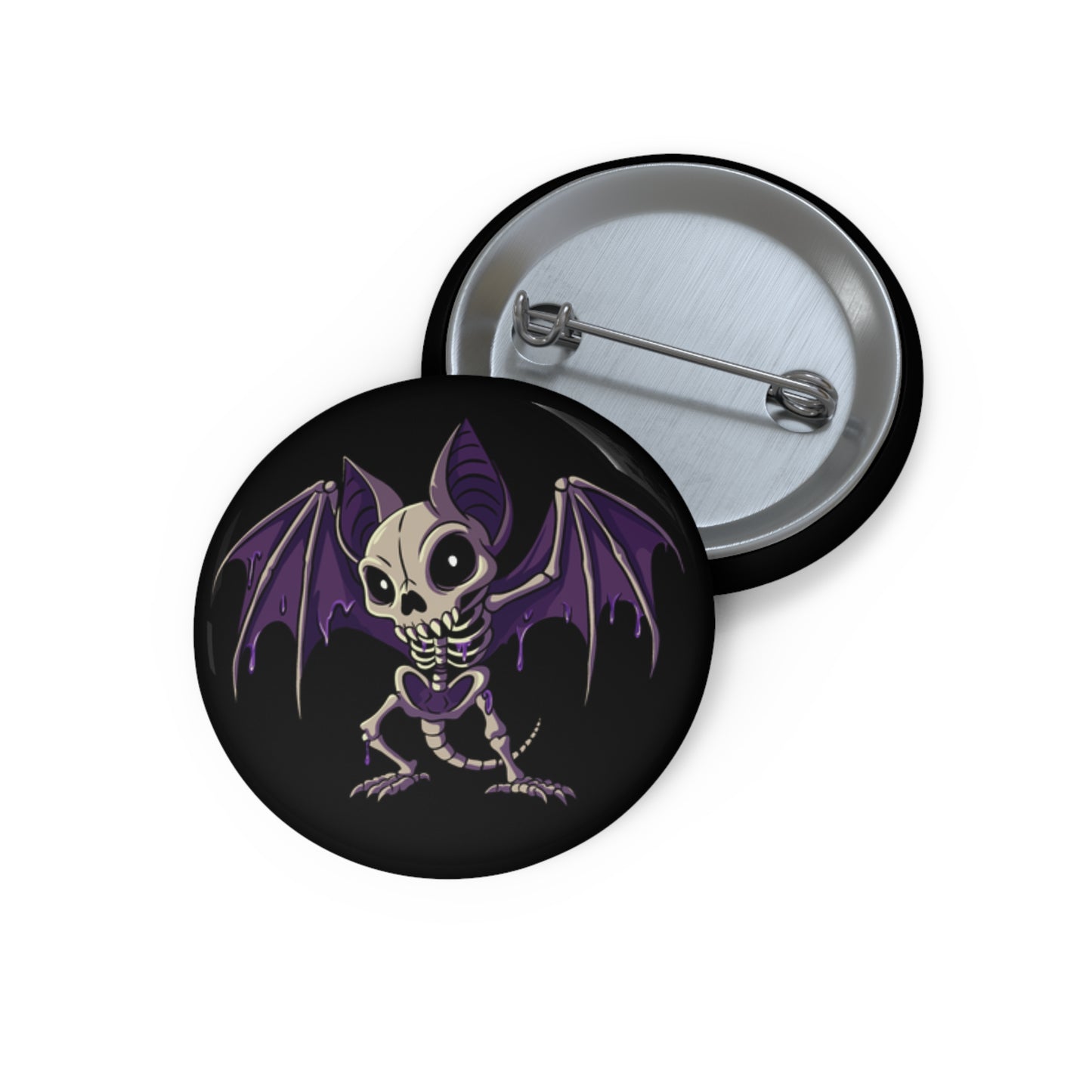 Purple People Eater Batty - Pin Button