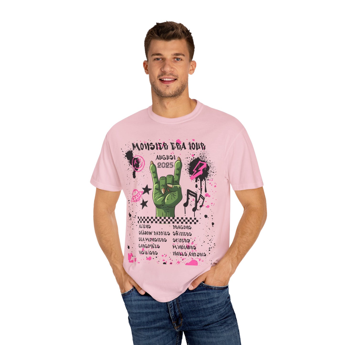 Monster Era Tour - Unisex Garment-Dyed T-shirt.