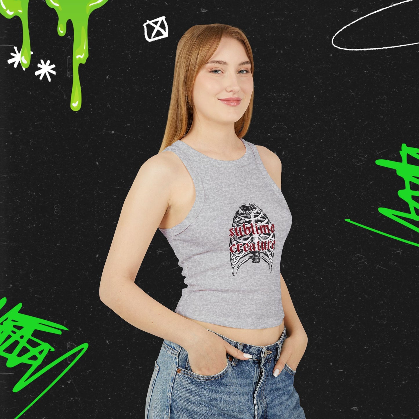 Sublime Creature - Women's Micro Rib Racer Tank Top