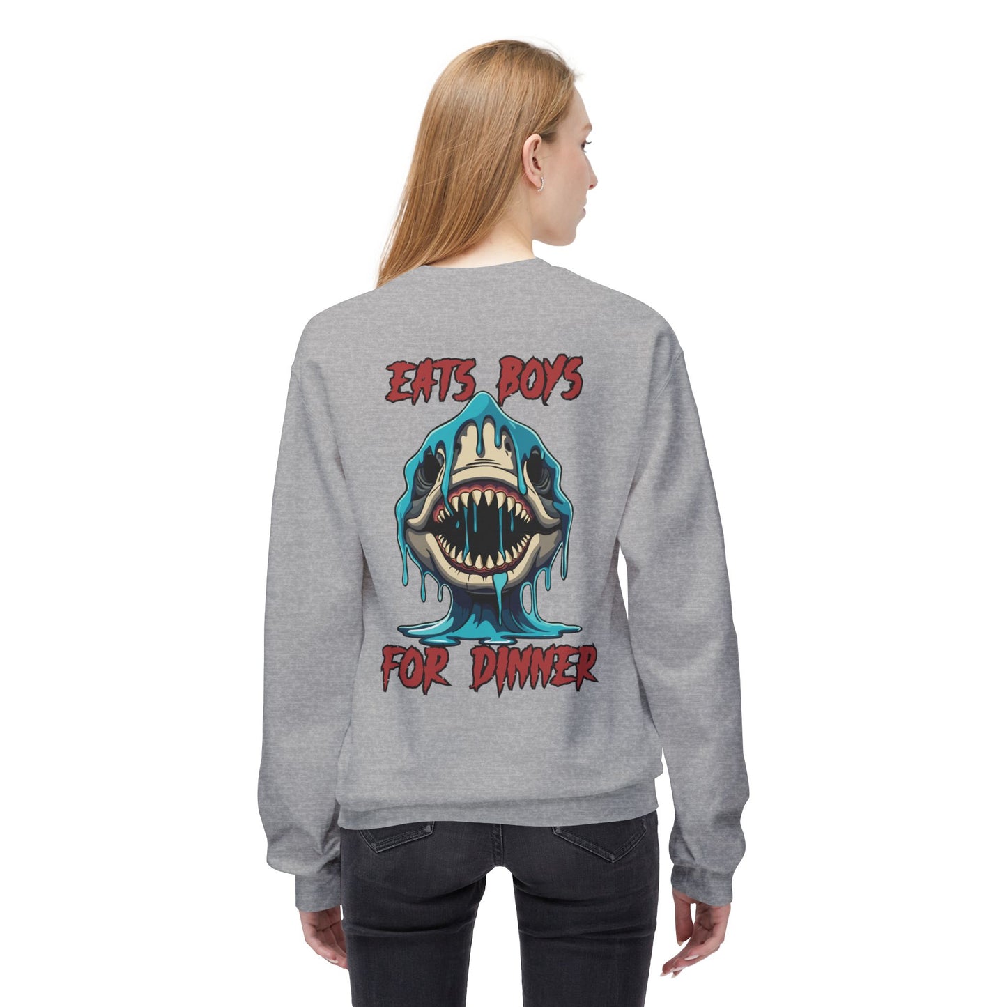 Eats Boys For Dinner - Unisex Midweight Softstyle Fleece Crewneck Sweatshirt