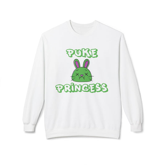 PUKE PRINCESS - Unisex Midweight Softstyle Fleece Crewneck Sweatshirt