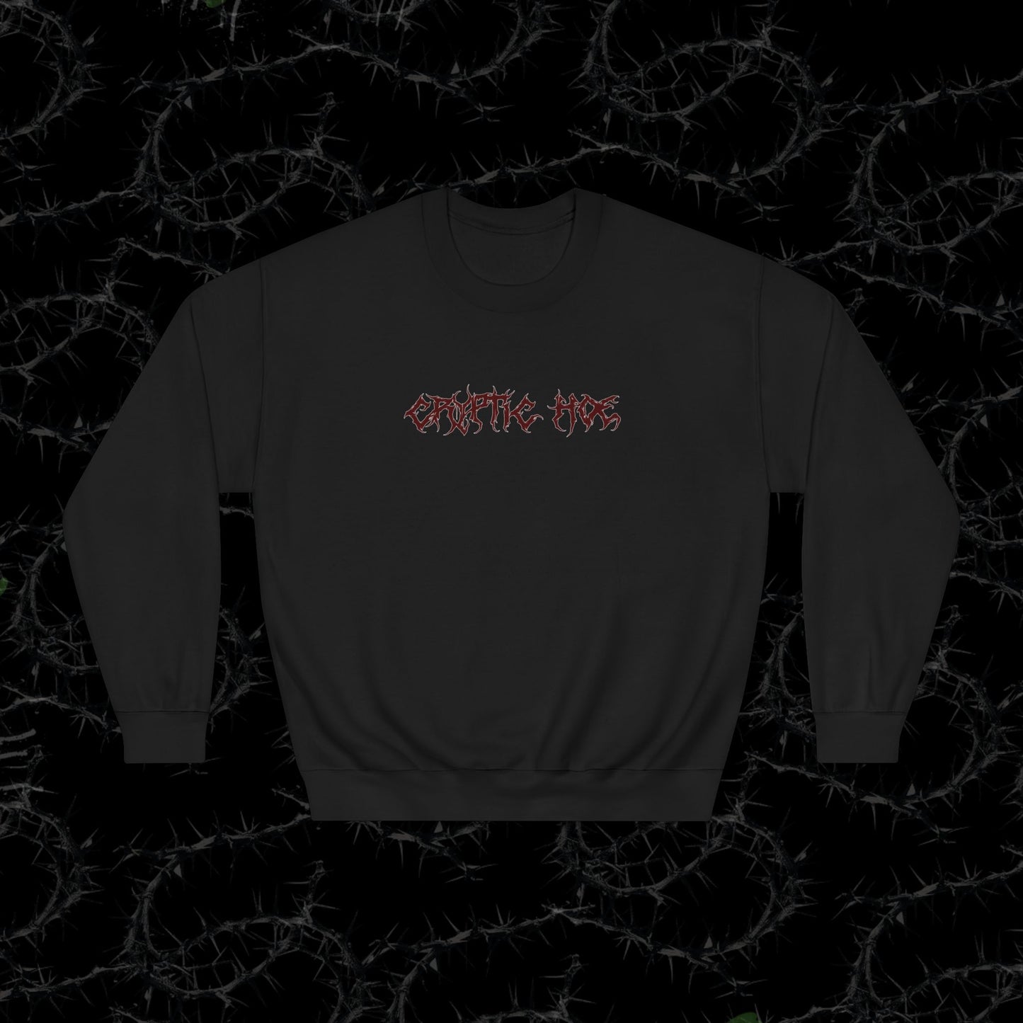 CRYPTIC HOE - Unisex DryBlend® Crewneck Sweatshirt