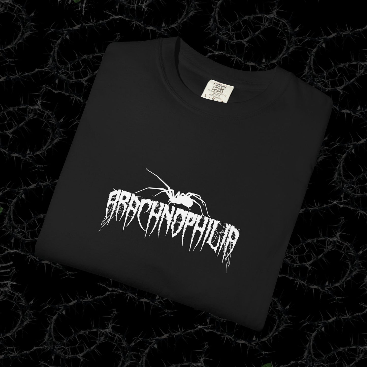 Arachnophilia - Unisex Garment-Dyed T-shirt.