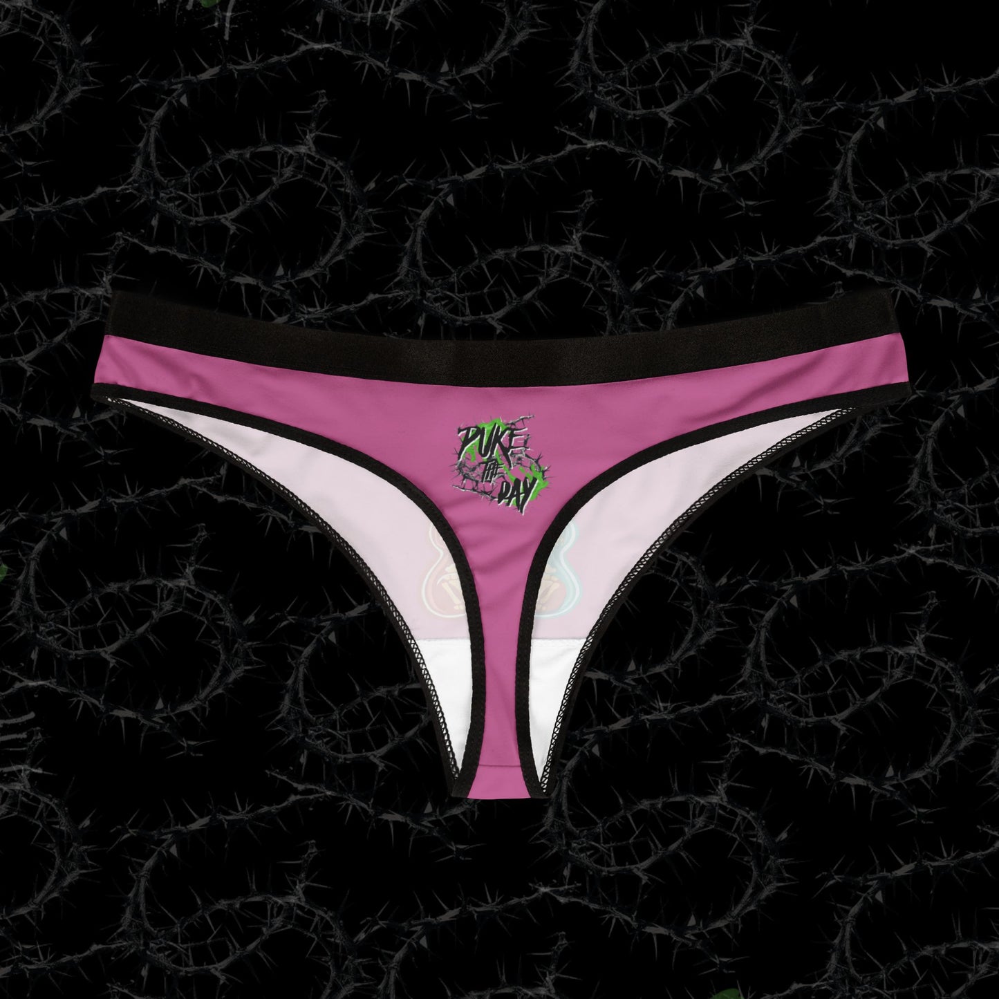 Eat My Guts Gummy  - Women's Thongs (AOP)