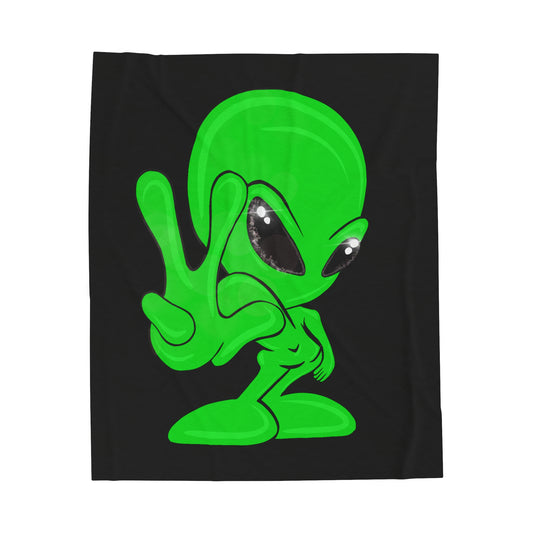 ALIEN BOYS  - Velveteen Plush Blanket