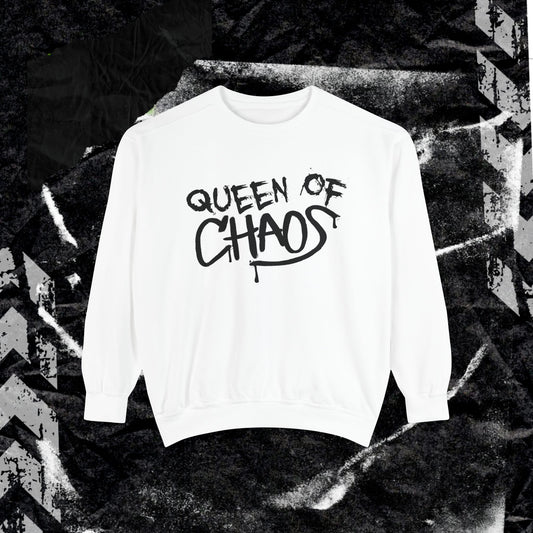 Queen Of Chaos - Dyed Sweatshirt