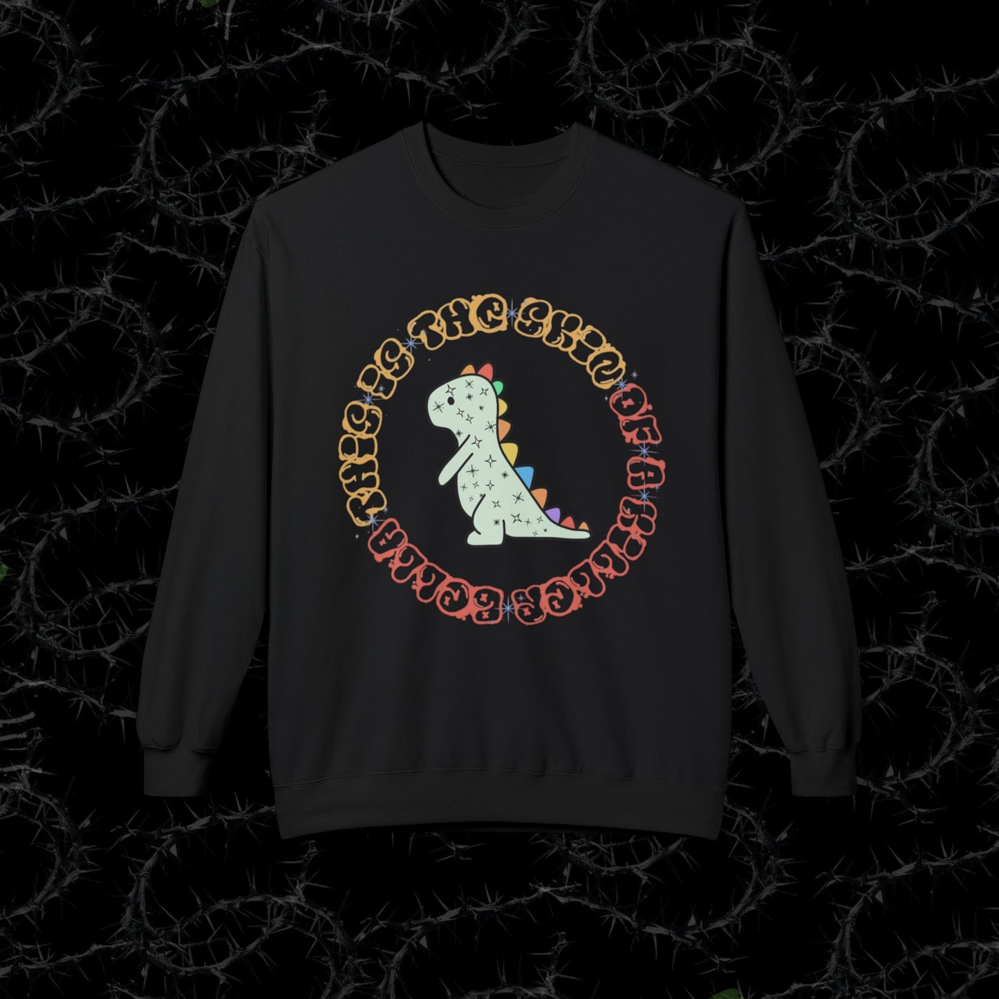 This is the Skin of A Killer Bella - Unisex Midweight Softstyle Fleece Crewneck Sweatshirt