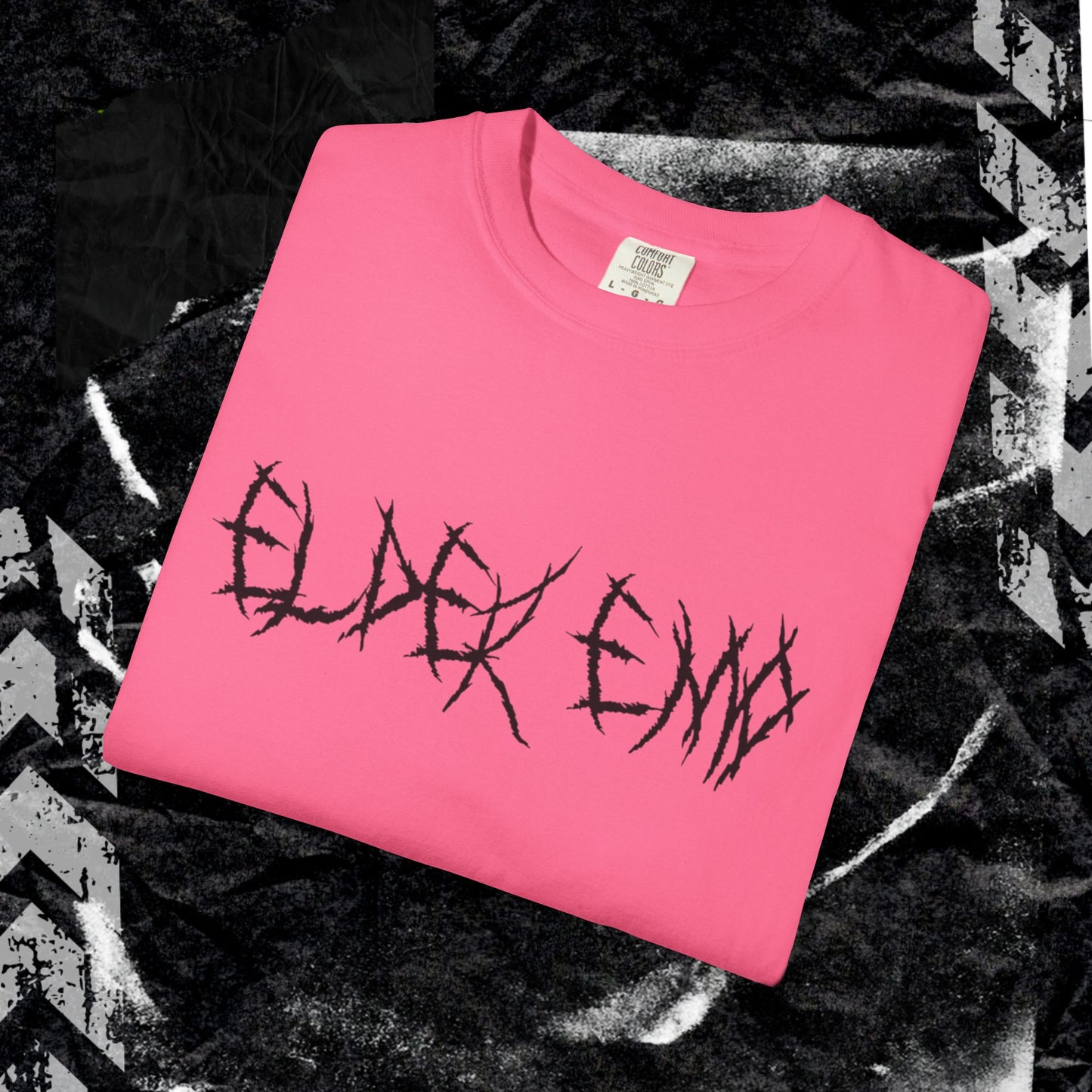 Elder Emo - Unisex Garment-Dyed T-shirt.