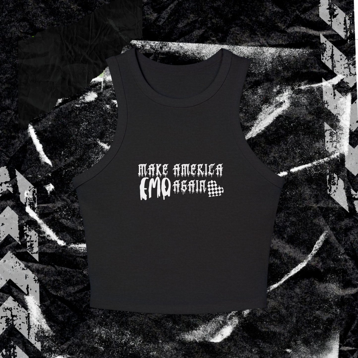 Make American Emo Again - Women's Micro Rib Racer Tank Top