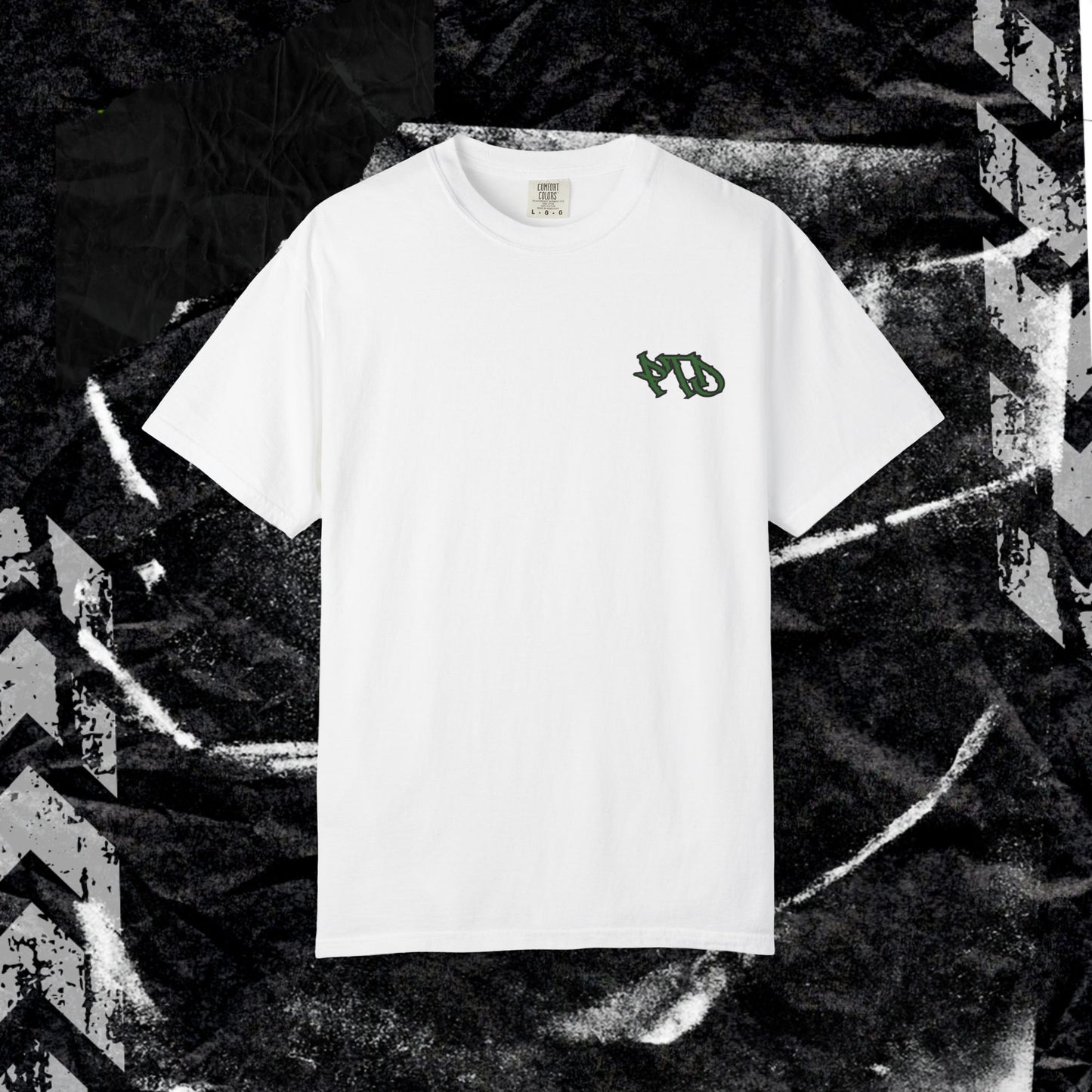 Stay Weird. (BACK PRINT) - Unisex Garment-Dyed T-shirt.
