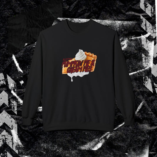ALL OCTOBER PUMPKIN PIES & CREAM PIES - Unisex Midweight Softstyle Fleece Crewneck Sweatshirt