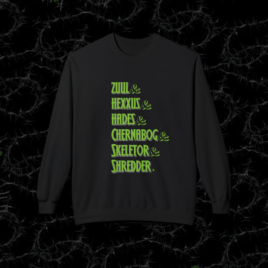 MONSTERS LIST  - Unisex Midweight Softstyle Fleece Crewneck Sweatshirt