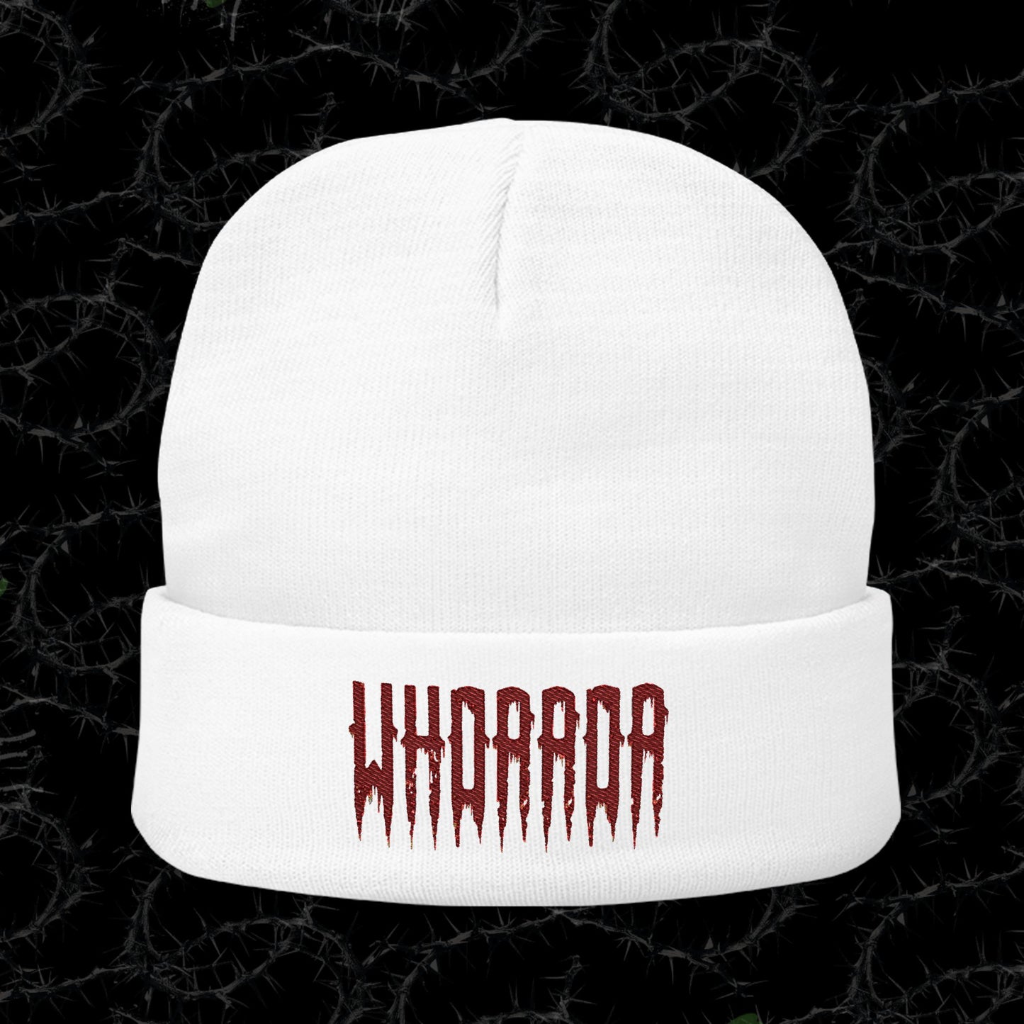 Whorror - Knit Beanie (Embroidery)