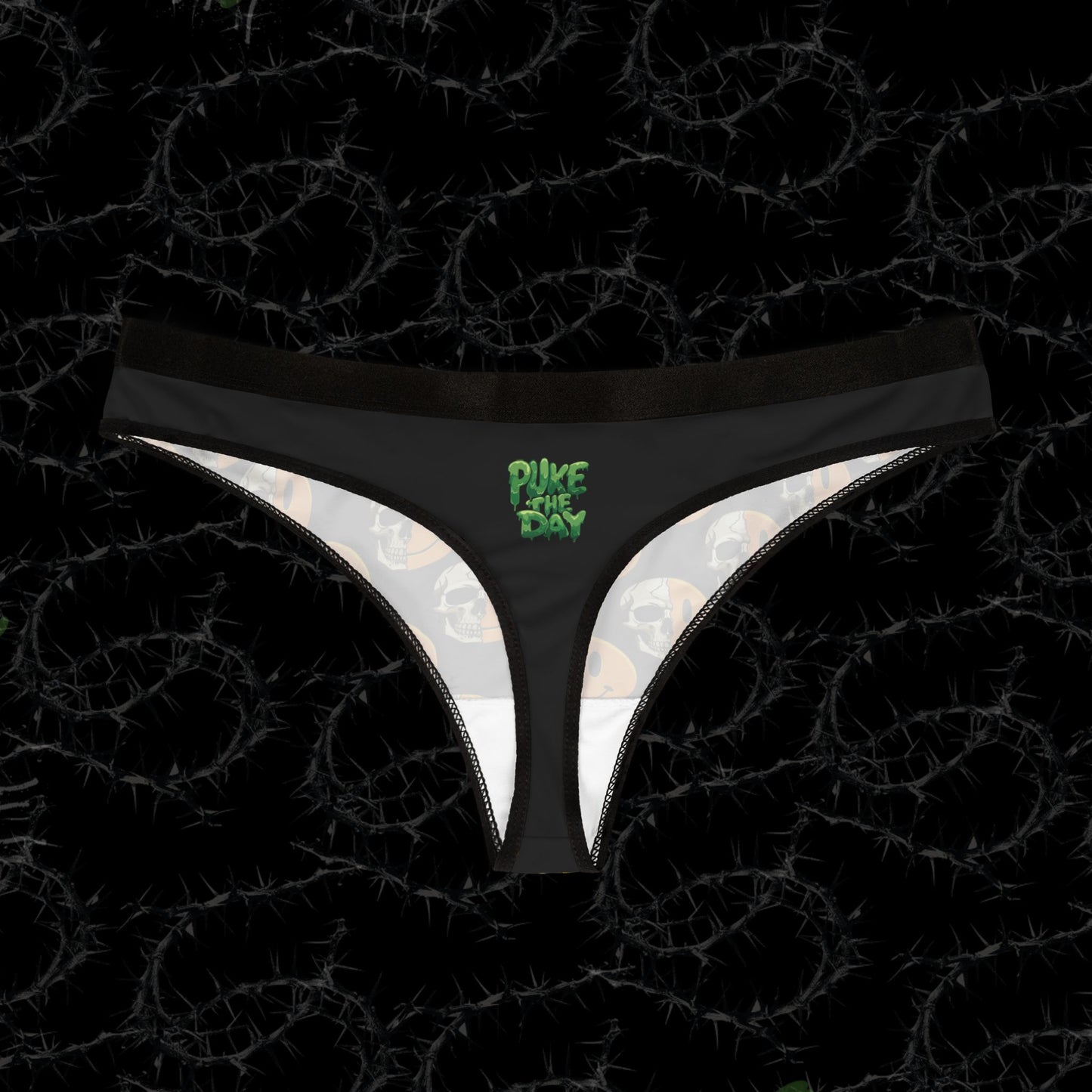 smiley - Women's Thongs (AOP)