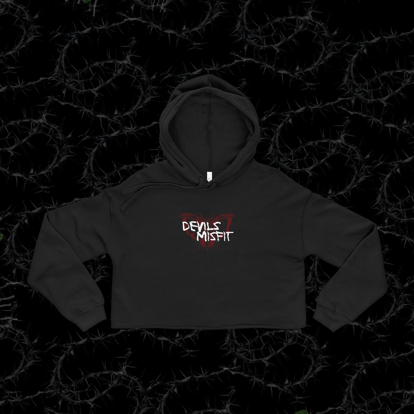 DEVILS MISFIT - Women's Cropped Hoodie