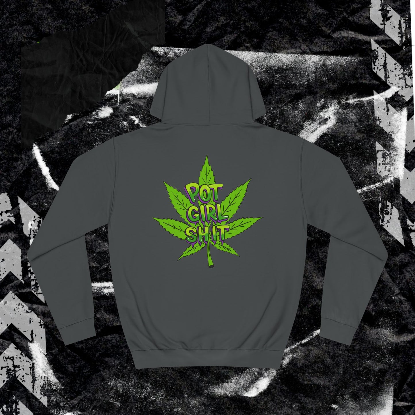 POT GIRL SHIT - Unisex College Hoodie